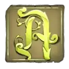 Ace playing card symbol