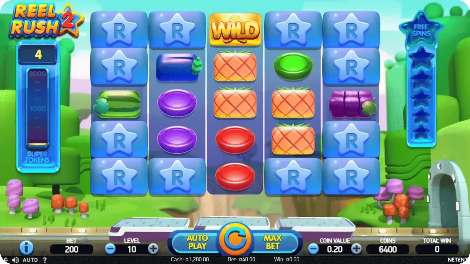 Reel Rush 2 Slot game screen
