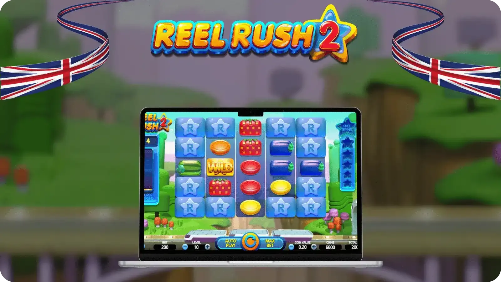 Reel Rush 2 slot available at UK Gambling Commission licensed casinos