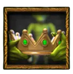 Golden crown symbol