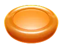 Orange Button symbol in Reel Rush 2 slot